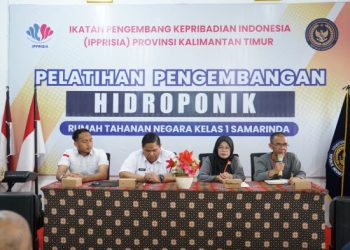 Warga Binaan Rutan Samarinda Dilatih Budidaya Sayur Hidroponik