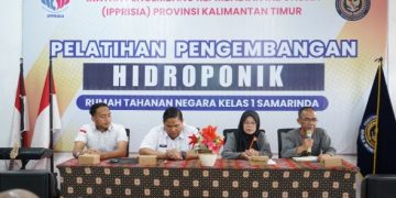 Warga Binaan Rutan Samarinda Dilatih Budidaya Sayur Hidroponik