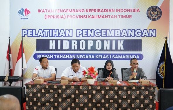 Warga Binaan Rutan Samarinda Dilatih Budidaya Sayur Hidroponik