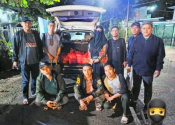 Alumni Smada 93 Samarinda Gelar SOTR, Bagikan Puluhan Paket Makanan Sahur