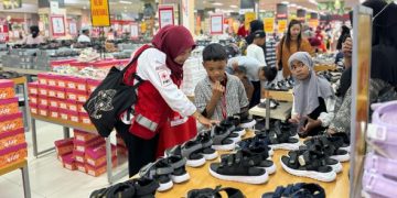 PMI Samarinda Tebar Senyum Bersama Anak Yatim dan Dhuafa