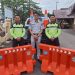 Jasa Raharja Cabang Samarinda Serahkan Traffic Cone Kepada Satlantas Polresta Samarinda