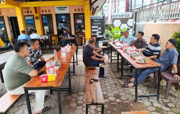 Fraksi Golkar DPRD Kaltim Sambangi Kantor PWI Kaltim