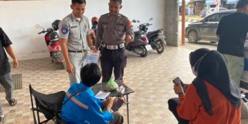 Jasa Raharja dan Satlantas Polres Kutim Sosialisasikan Pemutihan Pajak Kendaraan