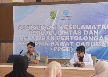 Jasa Raharja Cabang Samarinda Adakan Pelatihan Pertolongan Pertama Gawat Darurat