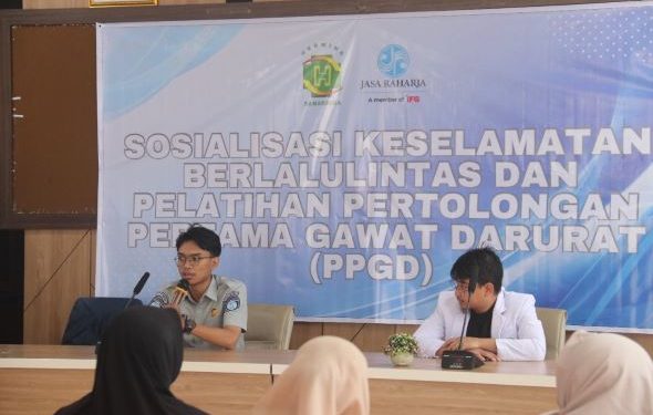 Jasa Raharja Cabang Samarinda Adakan Pelatihan Pertolongan Pertama Gawat Darurat