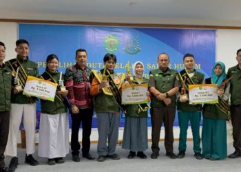 SMK Negeri 15 Samarinda Juara Duta Pelajar Sadar Hukum