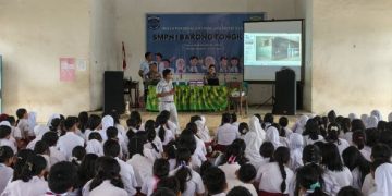 Jasa Raharja Gelar PPKL di SMP 1 Barong Tongkok