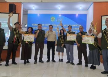 SMAN 1 Jempang Juara Duta Pelajar Sadar  Hukum Kabupaten Kutai Barat 2025