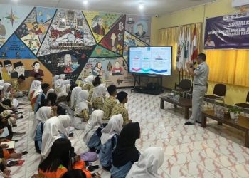 Jasa Raharja Samarinda Sosialisasi PPKL di SMA Negeri 11 Sambutan Kota Samarinda