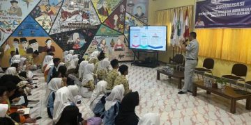 Jasa Raharja Samarinda Sosialisasi PPKL di SMA Negeri 11 Sambutan Kota Samarinda