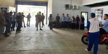 Jasa Raharja Lakukan Safety Riding di PT Bina Pertiwi
