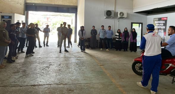 Jasa Raharja Lakukan Safety Riding di PT Bina Pertiwi