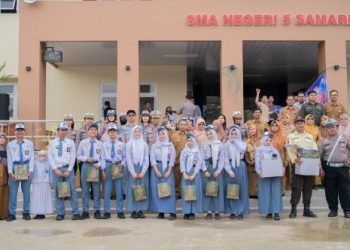 Kampanye Keselamatan di SMA Negeri 5 Kota Samarinda