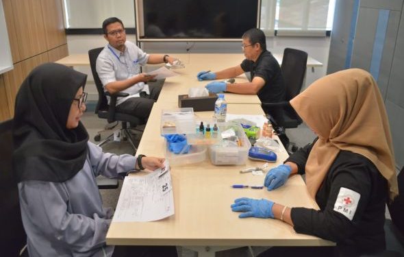 Budayakan Pola Hidup Sehat di Lingkungan Perusahaan, PDC Gelar Donor Darah dan Pemeriksaan Kesehatan