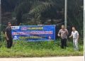 Spanduk Imbauan Rawan Laka Dipasang di Loa Janan
