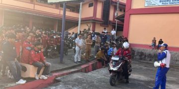 Jasa Raharja Gelar Safety Riding Kampus IKIP PGRI