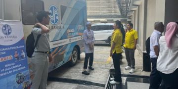 Jasa Raharja Cabang Samarinda Gelar Pengobatan Gratis