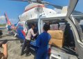 Helikopter Polri Pastikan 348 Kg Bantuan Sampai ke Aceh Tamiang