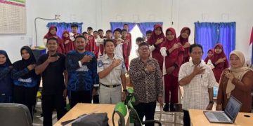 Tanamkan Budaya Tertib Sejak Dini, Jasa Raharja Gelar PPKL di SDN 005 Teluk Pandan