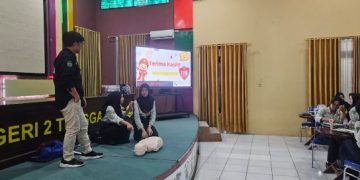 Jasa Raharja Gelar Edukasi PPGD di SMAN 2 Tenggarong