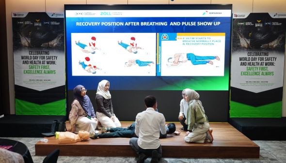 PDC Perkuat Budaya Keselamatan Melalui Edukasi Tanggap Darurat Interaktif