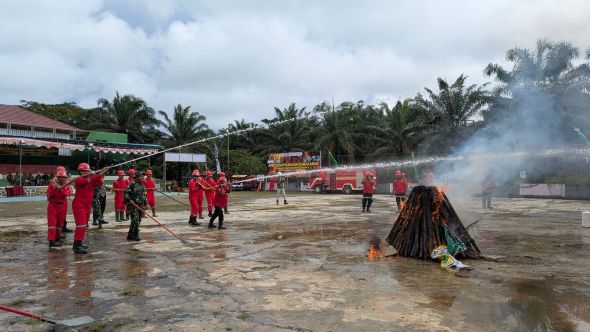 Waspada Karhutla, PT BIM-PPS Gelar Simulasi di Tengah Ancaman Cuaca Ekstrem