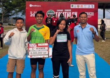 Dua Atlet Kaltim Sabet Juara di Ajang Triathlon Internasional Wonosobo