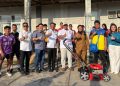 KONI Kaltim Bantu Mesin Rumput Untuk Lapangan Hoki