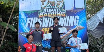 POSSI Kaltim Sabet 81 Medali di Kejurnas Finswimming Bupati Badung