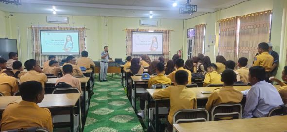 Jasa Raharja Bekali Pelajar SMK Negeri 1 Loa Janan