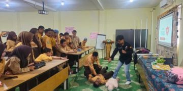 Jasa Raharja Tanamkan Budaya Selamat di SMK Bhakti Loa Janan