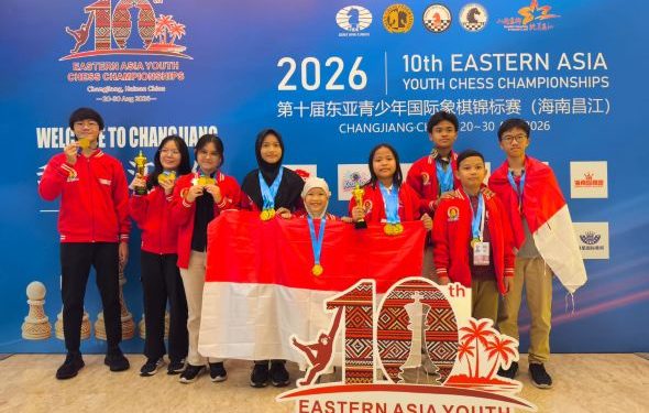 Pecatur Kaltim Sumbang Emas dan Perak untuk Indonesia di Kejuaraan Catur Asia Timur
